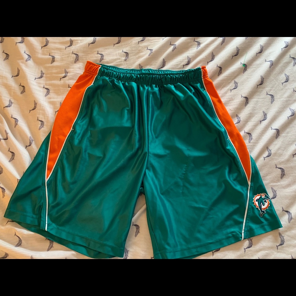 Vintage Old Logo Miami Dolphins Shorts